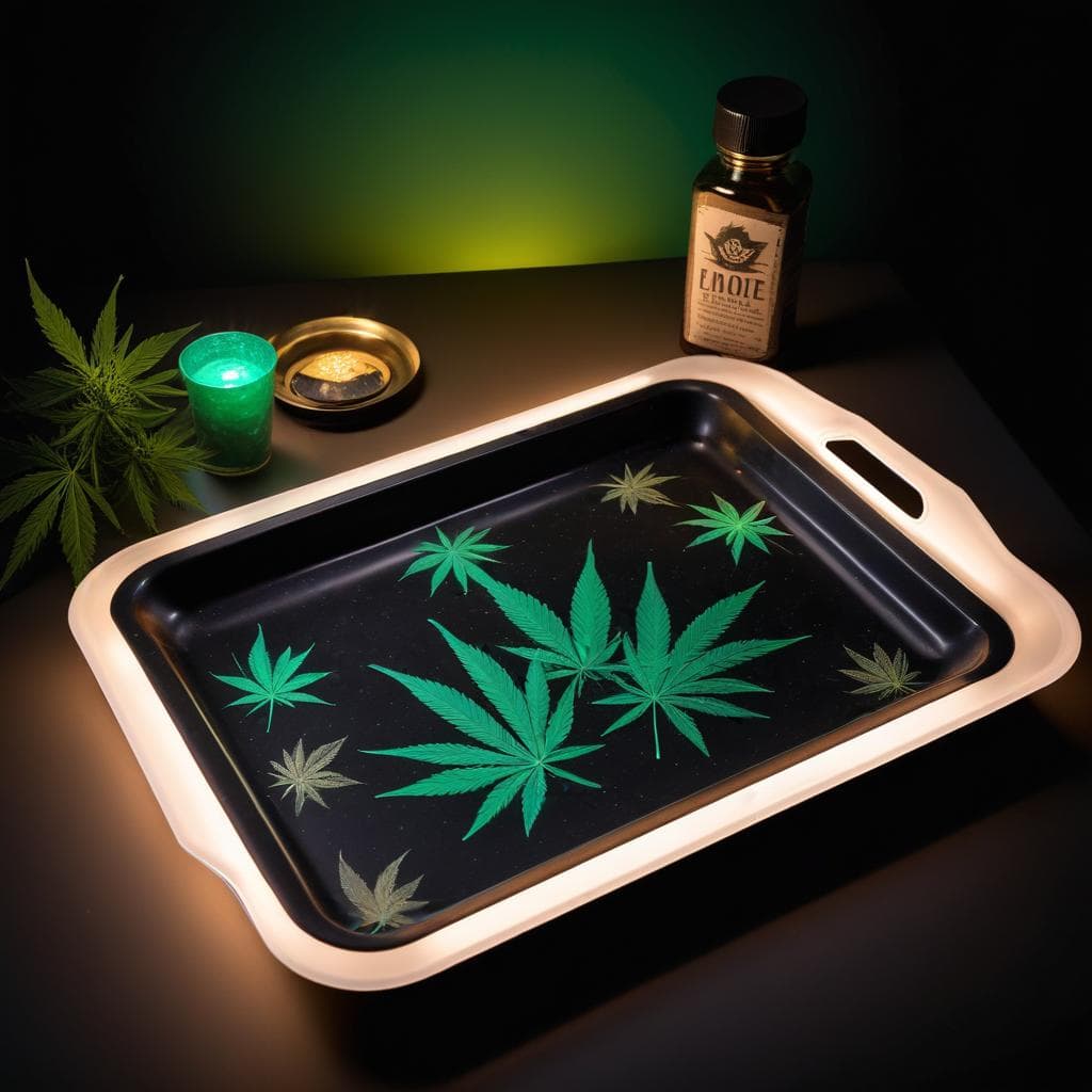 Glow in the Dark and LED Rolling Trays: Light Up Your Sessions